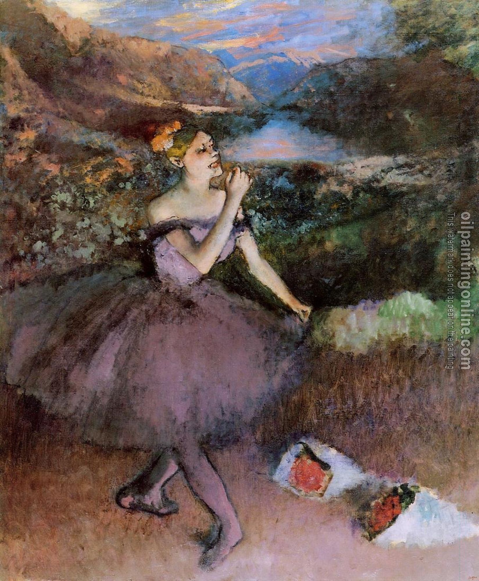 Degas, Edgar - Dancer with Bouquets